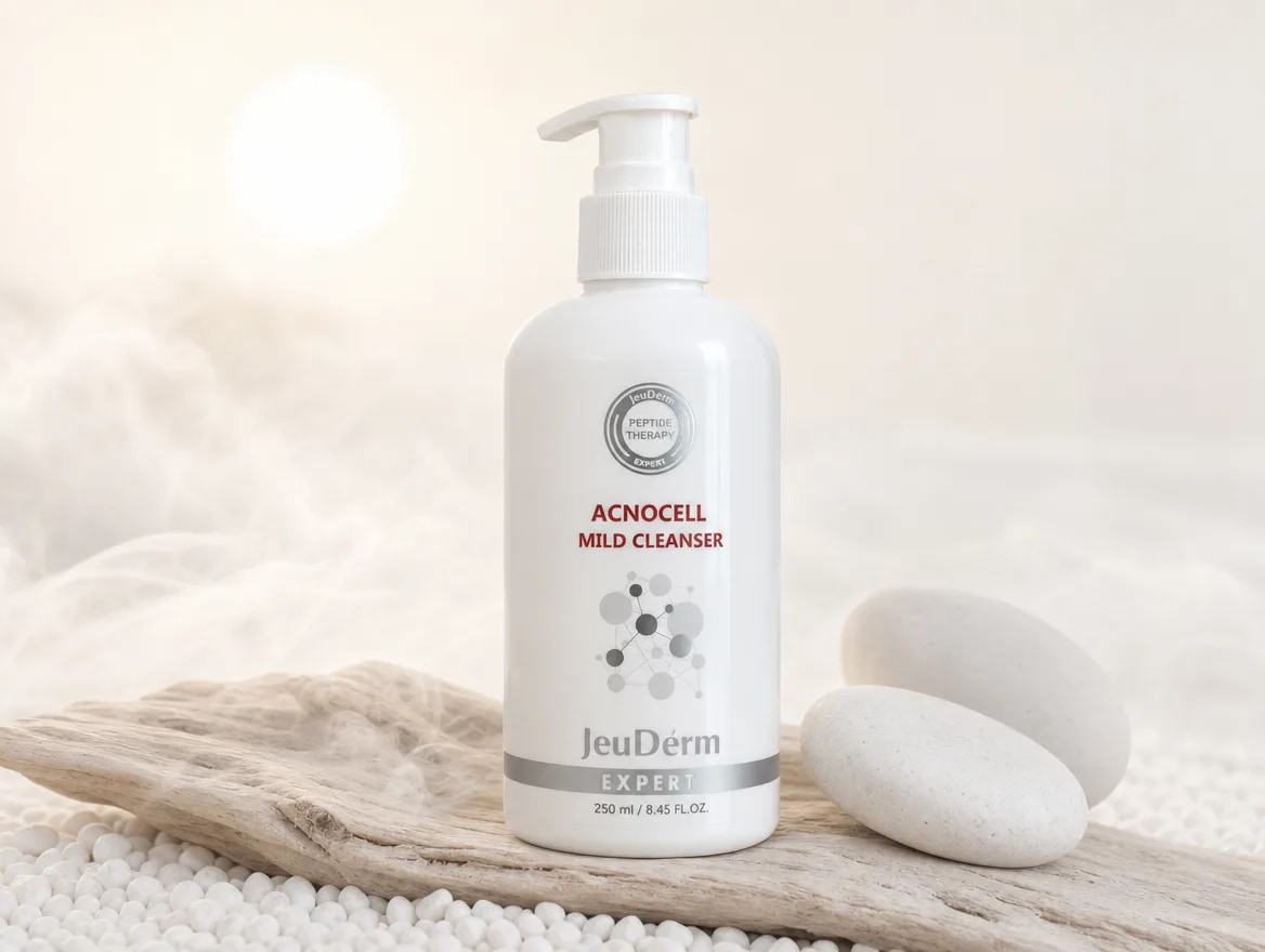Mild Cleanser: Schritt 1 · 50 ppm Peptide