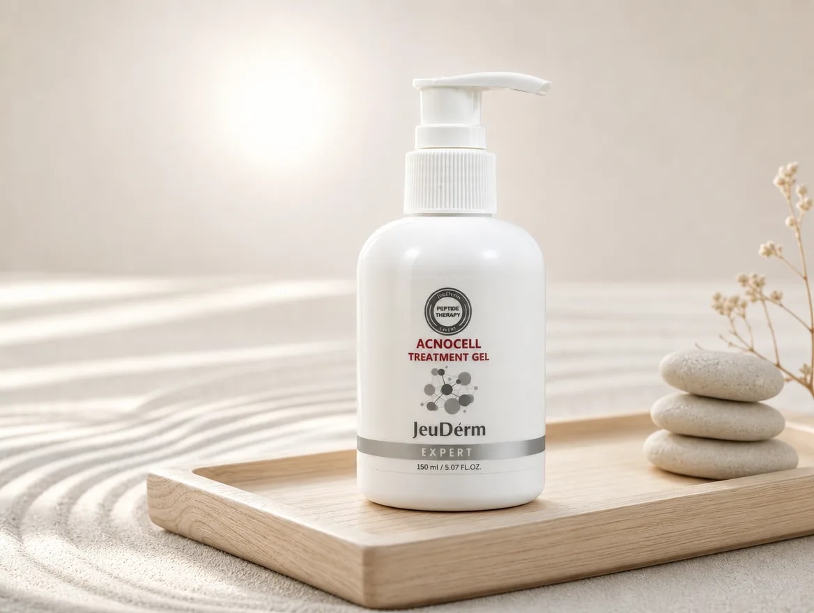 Acnocell Treatment Gel: Schritt 4 · Kabinengröße, Kontaktmedium