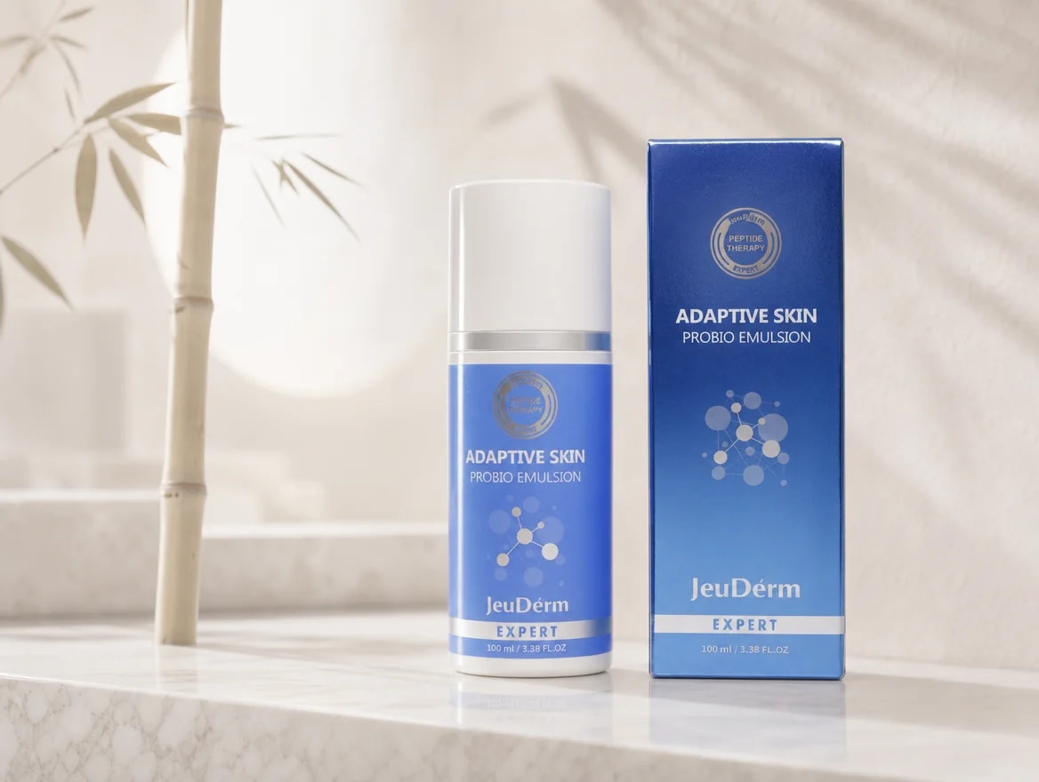 Adaptive Skin Probio Emulsion: Schritt 3 · Emulsion mit Probiotika