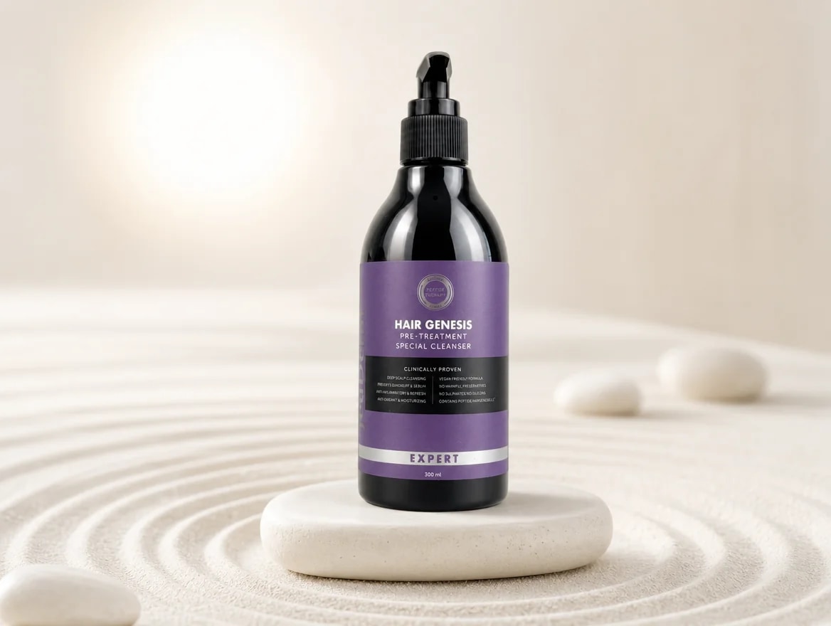 Pre-Treatment Special Cleanser: Schritt 2 · Kopfhaut-Peeling vor der Anwendung